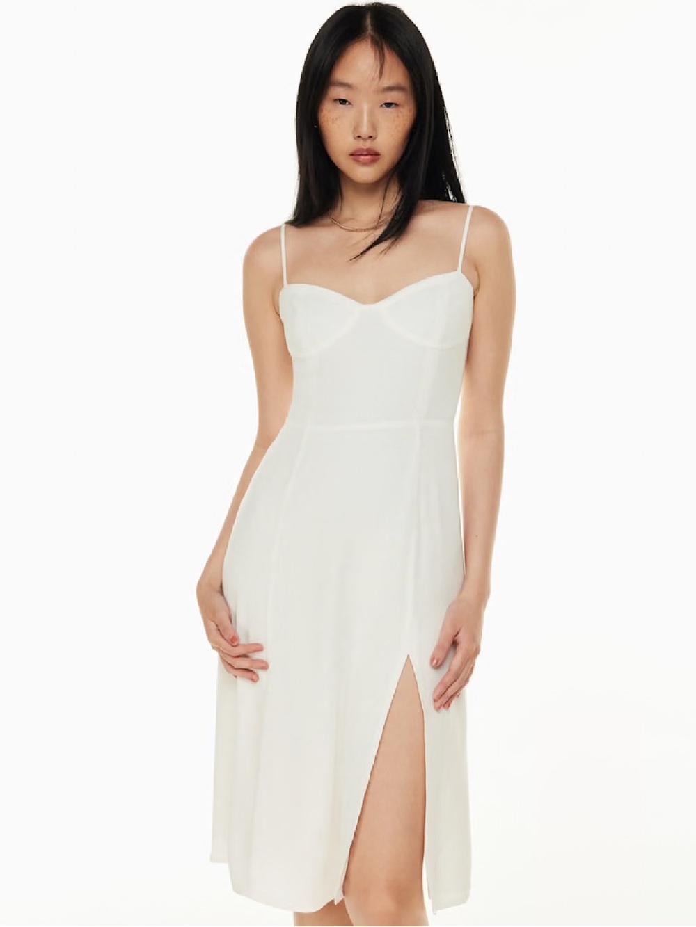 New Aritzia Sunday Best White Midi Dress Small